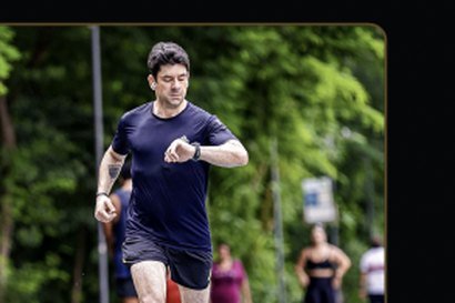 Tiago Peixoto correndo
